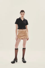シャーリングミニスカート/SHIRRING MINI SKIRT