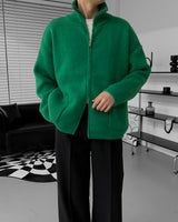 2WAYウールニットジップアップ / RU Two-way Wool Knit Zip-Up (3 colors)