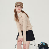 Classic cashmere cable knit (6652482814070)