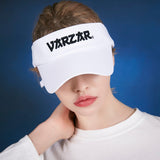 Signature 3D Logo over fit sun-visor cap WHITE