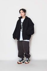 ファーリブドジップアップジャケッtp