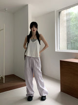 Mencia Crisp Incision Wide Two-Way Jogger Pants