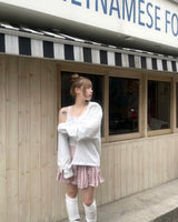 ルーズレイヤードニーソックス / Loose Layered Knee Socks