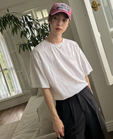 レイヤード半袖Tシャツ (2 color)