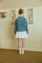 ROSETTE DENIM JACKET