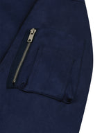 87-STAN027 [Vegan Suede]カーブドレイヤーボンバースエードジャケット