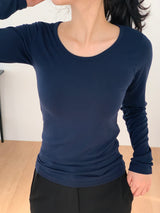 ユースベーシックUネックロングスリーブTシャツ