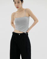 ベーシックアンフッテッドキャップスリーブレス/Basic Unfooted Cap Sleeveless (3color)