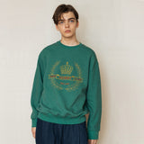 GHCリボンスウェットシャツ/GHC RIBBON SWEATSHIRT_VINTAGE GREEN