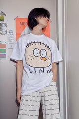 LINN 1 tee ( WHITE ) (6594938634358)