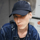 シグネチャーレタリングボールキャップ/SIGNATURE LETTERING BALL CAP-BLACK