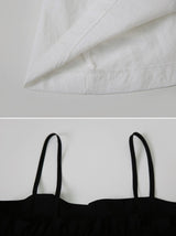Lovely Pintuck Bustier Long Dress (2color)