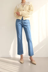セミブーツカットデニムパンツ/FF-36 / SEMI BOOTSCUT DENIM PANTS