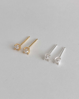[92.5silver] grab pearl earrings