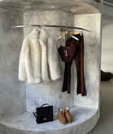 23FW ハニーフェイクファージャケットコート