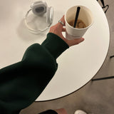 オーバーサイズフィットプレミアムNYCデュアルペーパーフーディー