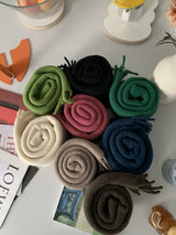 ASCLO Wool Boucle Mini Muffler (9color)