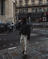 プロジェクトランレザームートンジャケット/[自主製作] Project ran leather mustang (1 color)
