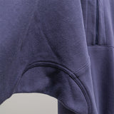 ハーフジップレイヤードスウェットシャツ / HALF ZIP LAYERD SWEATSHIRTS-SHADOW NAVY