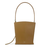 ハープハーフショルダーバッグ / harp-half shoulder bag_camel