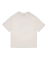 Women's Bear Friends Relax Crop Tee Cream Bule(FCC2TS386W)