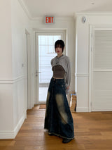 Lots Snap Button Waffle Layered Hooded Bolero