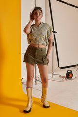 カーゴミニスカート/CARGO MINI SKIRT