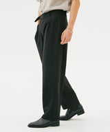 MINIMAL ONE TUCK GURKHA PANTS (BLACK) (6585159123062)
