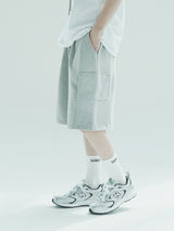 バミューダワイドカーゴパンツ / P1013 BERMUDA WIDE CARGO PANTS_GRAY