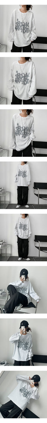 vintage gradation sweatshirt