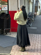 [MADE] Pudding Fur Jacket (Matcha Green)