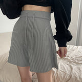 リブドドローストリングショーツ / Ribbed Drawstring Shorts