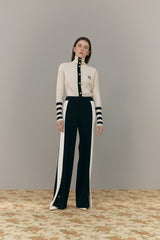 Button slit pants