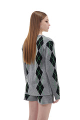 アーガイルカーディガン/ARGYLE CARDIGAN