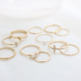 デイリークロスリングセット (11セット) / Daily Cross Ring Set (11 set) / 2 color