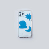 スプレッドブルーフォンケース / Spread blue phone case