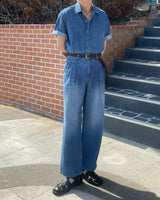 LE コールマンデニム半袖シャツ / LE Coleman Denim Short-Sleeved Shirt (Set - Up / 1 color)