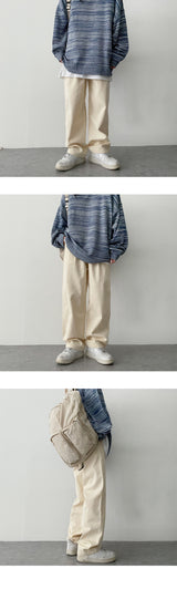 Trampin Tuck Wrinkle Solid Cotton Pants