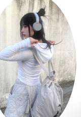 ボタンスリットスリムフーディー / Button Slit Slim Hoodie
