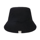 Monogram Label Pigment Bucket Hat Black