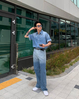 グラデーションデニムパンツ / GM Gradation Denim Pants (XS ~ L)