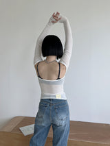 クラックジップアップストレートパンツ/no.3434 crack straight pants