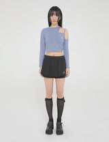 TULIP PANTS SKIRT(BLACK)