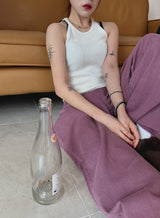 ホルターニットスリーブレス/Halter Knit Sleeveless (3color)