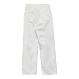 [U-BASIC] S/Sホワイトコットンワイドパンツ