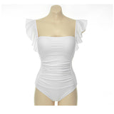 Backcross Ruffle Monokini One Piece Swimsuit SW19265F