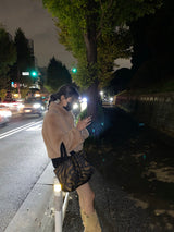 [MADE] Pudding Fur Jacket (Peach Beige)
