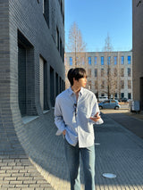 LMN シグナルモダンフィットプレーンシャツ / LMN Signal Modern Fit Plain Shirt (4 colors)