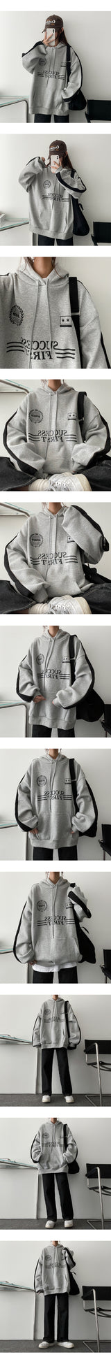[Fleece] Circular Colored Hoodie