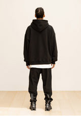 GRATING EMBLEM OVERSIZED HOODIE